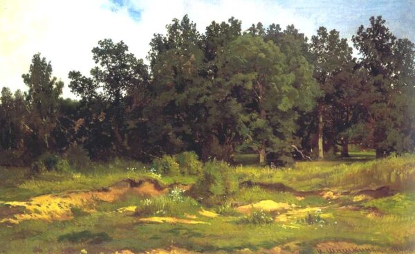 Oak Grove by Ivan Shishkin, hand-painted oil painting reproduction