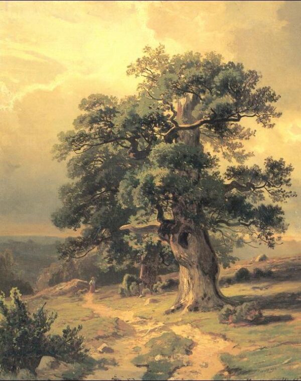 Oaks III by Ivan Shishkin, hand-painted oil painting reproduction