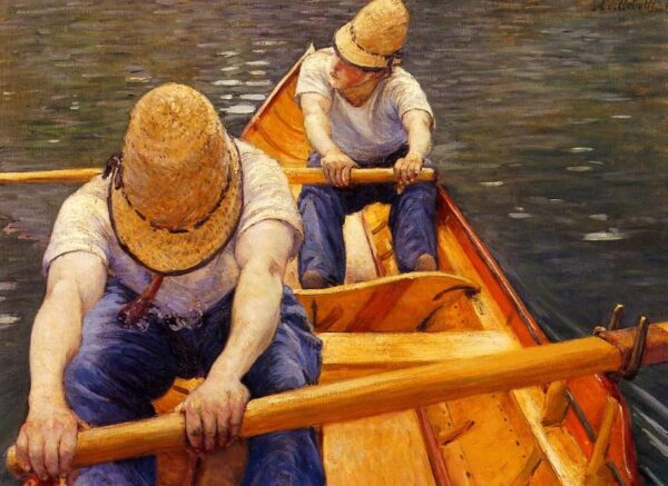 Oarsmen by Gustave Caillebotte, hand-painted oil painting reproduction