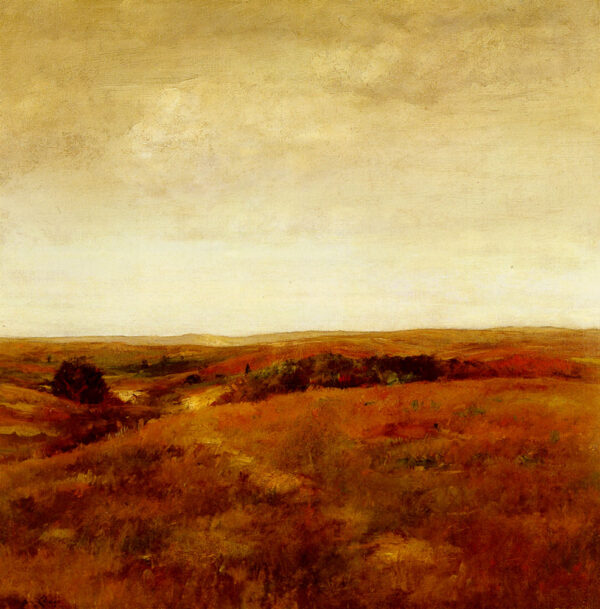 October by William Merritt Chase, hand-painted oil painting reproduction