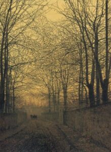 October Gold by John Atkinson Grimshaw, hand-painted oil painting reproduction