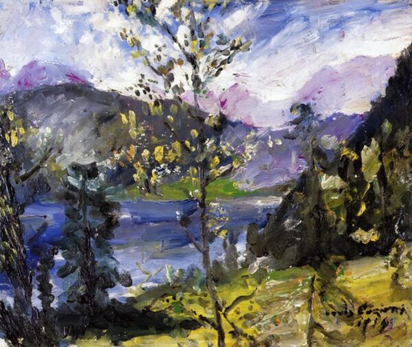 October Show at the Walchensee by Lovis Corinth, hand-painted oil painting reproduction
