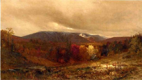 October in the Catskills by Jervis McEntee, hand-painted oil painting reproduction