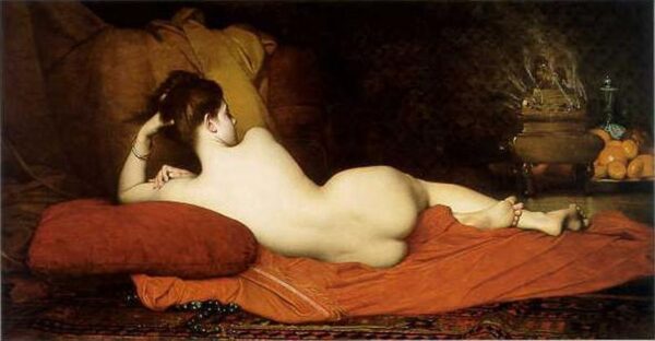 Odalisque by Jules Joseph Lefebvre, hand-painted oil painting reproduction