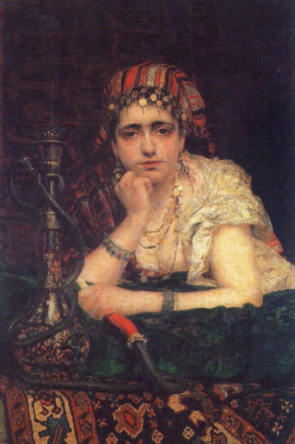 Odalisque by Vasiliy Polenov, hand-painted oil painting reproduction