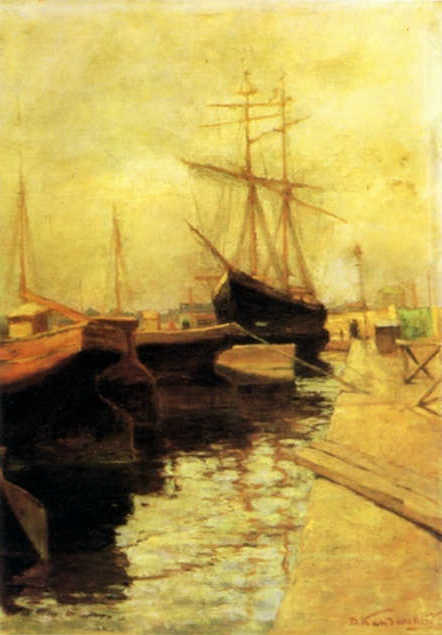 Odessa. Port by Wassily Kandinsky, hand-painted oil reproduction