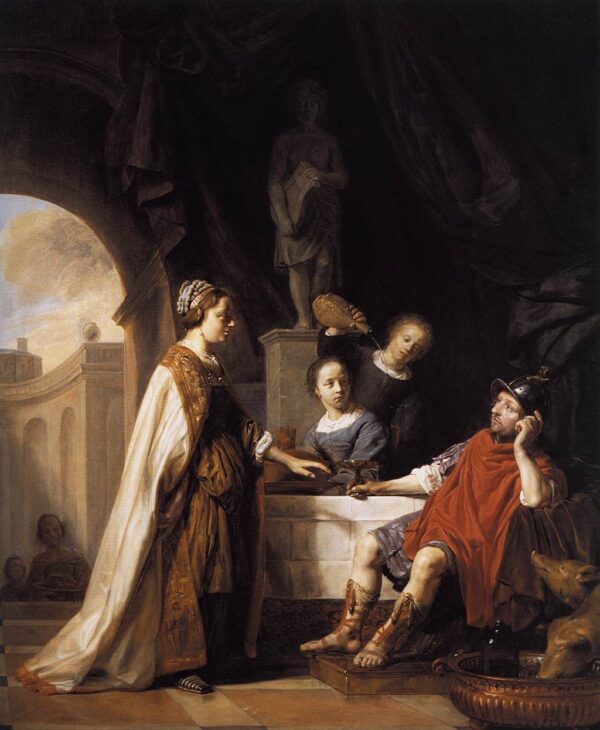 Odysseus and Circe by Salomon de Bray, hand-painted oil painting reproduction