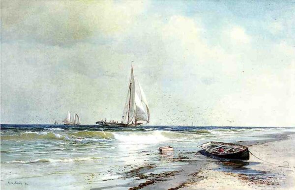Off Far Rockaway by Francis Silva, hand-painted oil painting reproduction