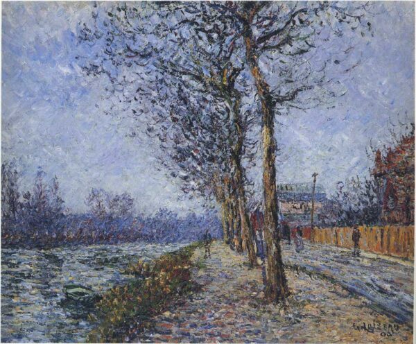 Oise at Pontoise by Gustave Loiseau, hand-painted oil painting reproduction