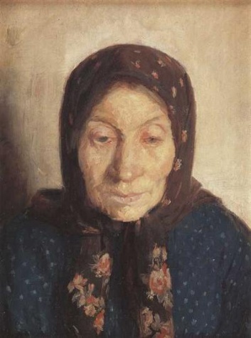 Old Fisherwoman by Anna Ancher, hand-painted oil reproduction