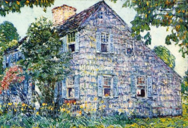 Old House, East Hampton by Frederick Childe Hassam, hand-painted oil painting reproduction