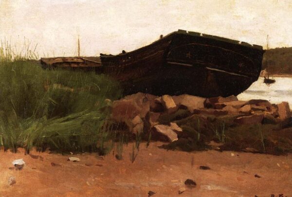 Old Hulks by Dennis Miller Bunker, hand-painted oil painting reproduction