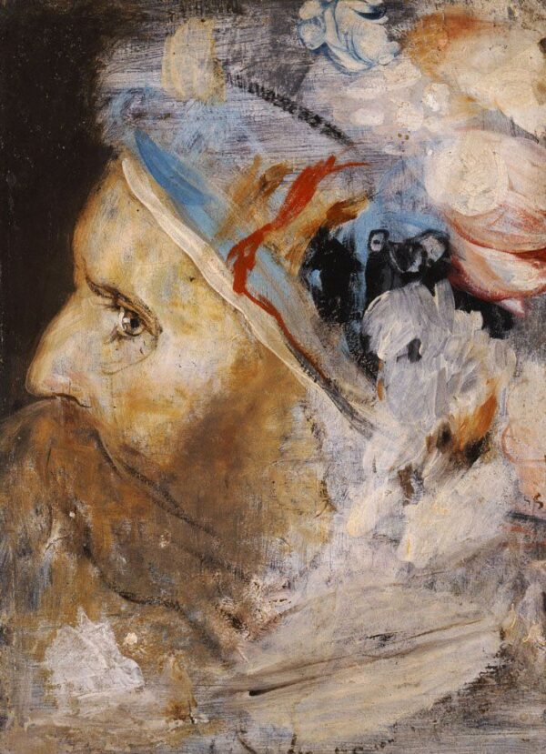 Old Man’s Head by Nikolaos Gyzis, hand-painted oil painting reproduction