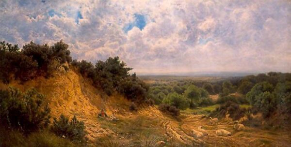 Old Sandpit by John Clayton Adams, hand-painted oil painting reproduction