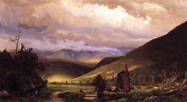 Old Smelter by Hugh Bolton Jones, hand-painted oil painting reproduction