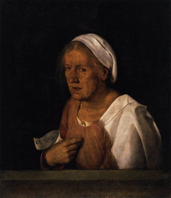 Old Woman by Giorgione, hand-painted oil painting reproduction