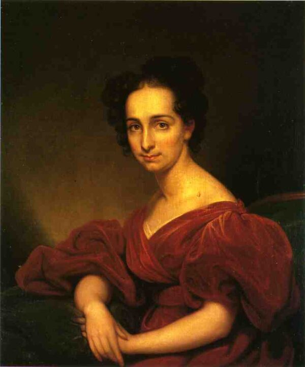 Olive Foote Lay by Rembrandt Peale, hand-painted oil painting reproduction