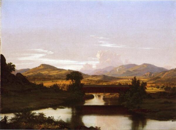 On Otter Creek by Frederic Edwin Church, hand-painted oil painting reproduction