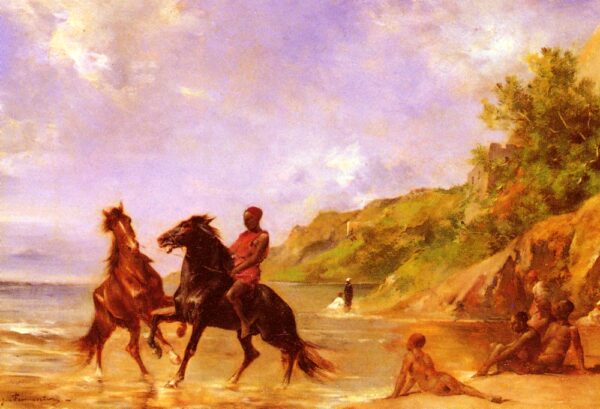 On The Nile by Fromentin, hand-painted oil painting reproduction
