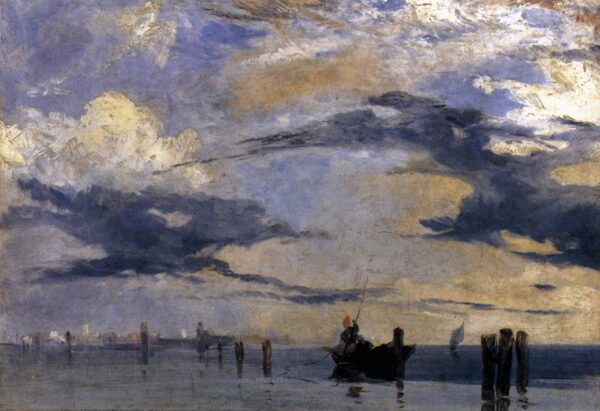On the Adriatic by Richard Parkes Bonington, hand-painted oil painting reproduction