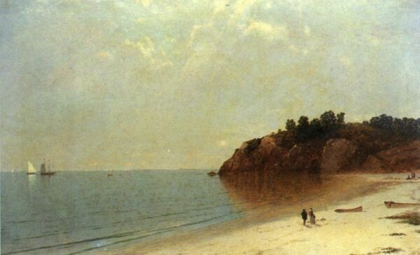 On the Coast by John Frederick Kensett, hand-painted oil reproduction