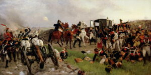 On the Evening of the Battle of Waterloo 1879 by Ernest Crofts, hand-painted oil painting reproduction