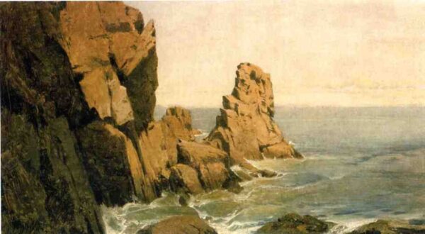 On the Maine Coast by William Hart, hand-painted oil painting reproduction