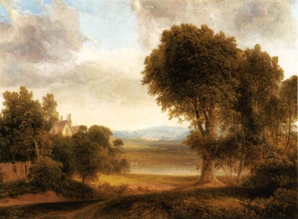 On the River by Thomas Doughty, hand-painted oil painting reproduction