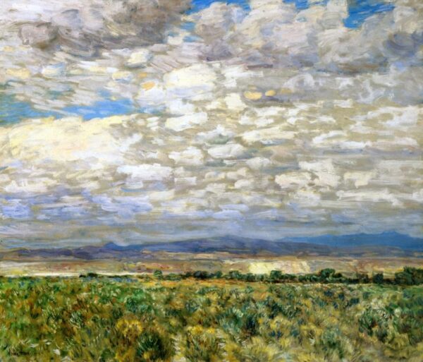 On the Snake River, Oregon by Frederick Childe Hassam, hand-painted oil painting reproduction