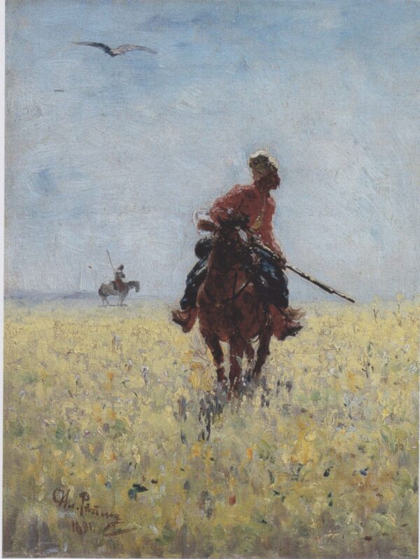 On the Trail by Ilya Repin, hand-painted oil painting reproduction