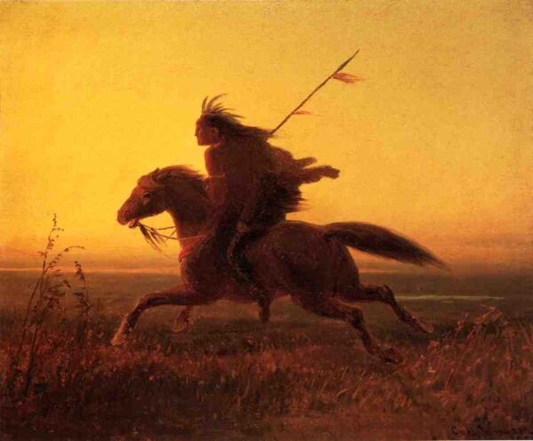 On the Warpath by Charles Wimar, hand-painted oil painting reproduction