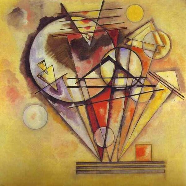 On the points by Wassily Kandinsky, hand-painted oil painting reproduction