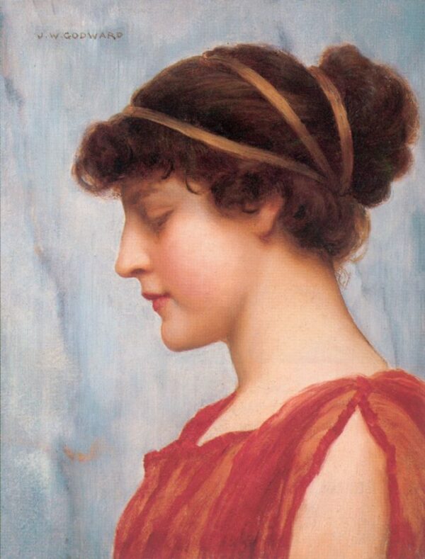 Ophelia by John William Godward, hand-painted oil painting reproduction