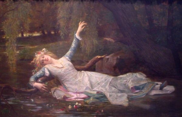 Ophelia by Alexandre Cabanel, hand-painted oil painting reproduction