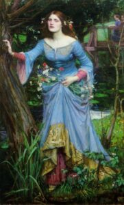 Ophelia 2 by John William Waterhouse, hand-painted oil painting reproduction