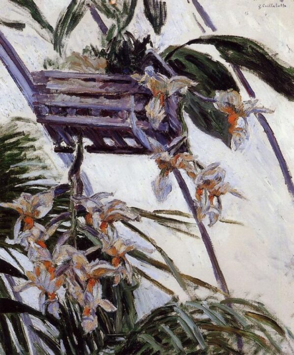 Orchids by Gustave Caillebotte, hand-painted oil painting reproduction