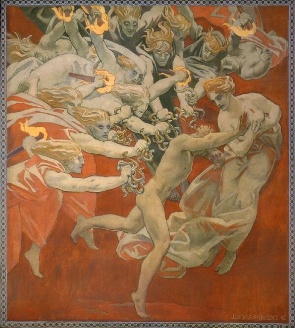 Orestes Pursued by the Furies by John Singer Sargent, hand-painted oil painting reproduction
