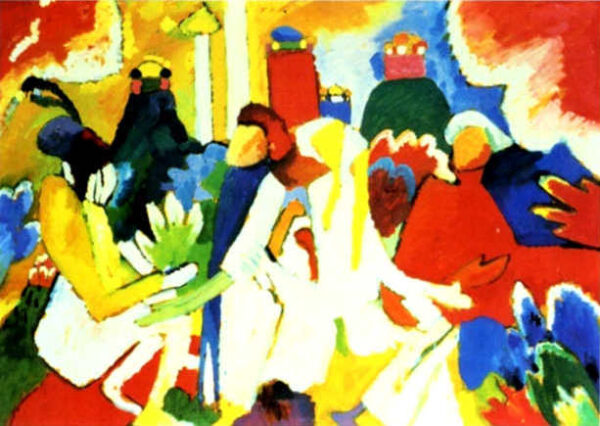 Oriental by Wassily Kandinsky, hand-painted oil painting reproduction