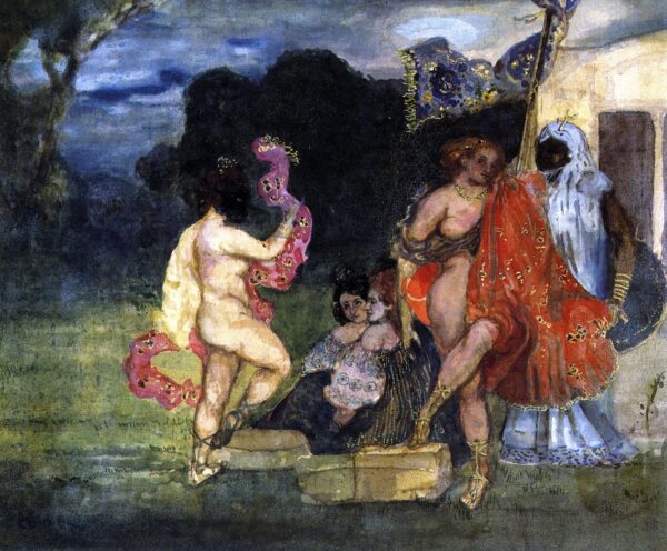 Oriental Dance A Fancy Composition by Charles Conder, hand-painted oil painting reproduction