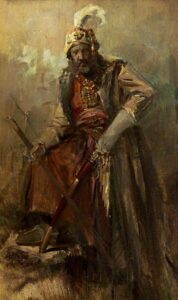Oriental Warrior by Nikolaos Gyzis, hand-painted oil painting reproduction