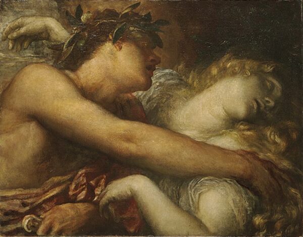 Orpheus and Eurydice II by George Frederic Watts, hand-painted oil painting reproduction