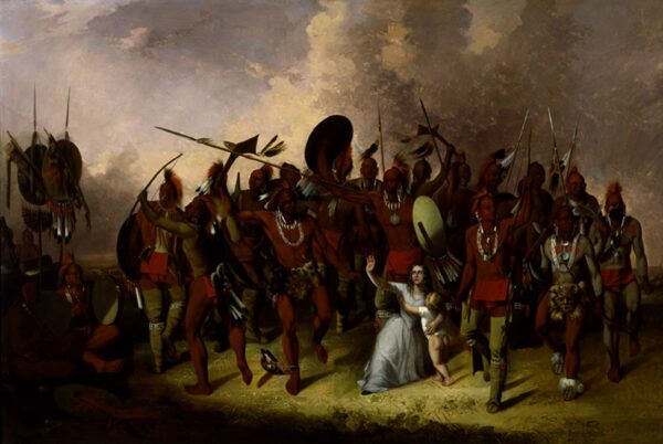 Osage Scalp Dance by John Mix Stanley, hand-painted oil painting reproduction