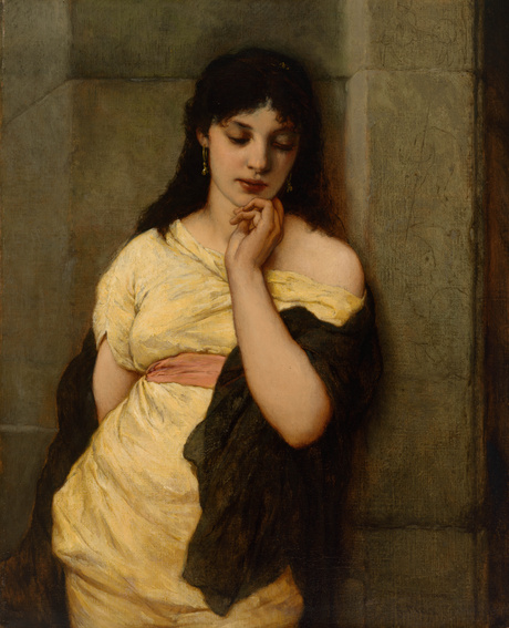 Outside the Arena by Gabriel Cornelius Ritter von Max, hand-painted oil reproduction