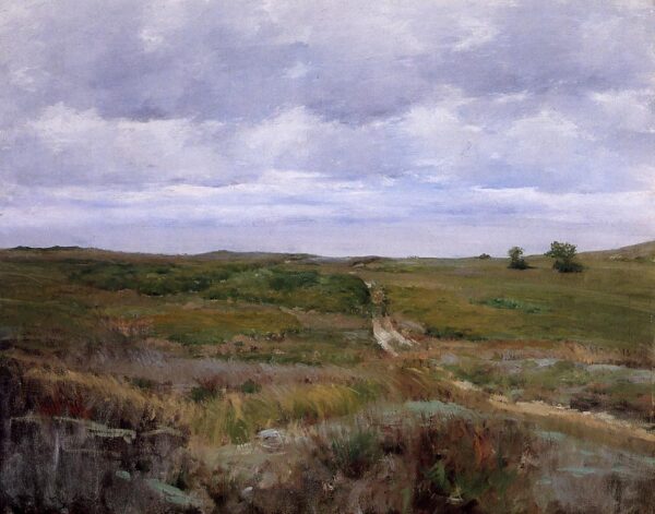 Over the Hills and Far Away by William Merritt Chase, hand-painted oil painting reproduction