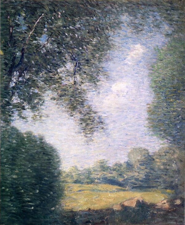 Overhanging Trees by Julian Alden Weir, hand-painted oil painting reproduction