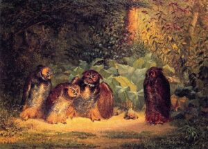 Owls by William Holbrook Beard, hand-painted oil painting reproduction