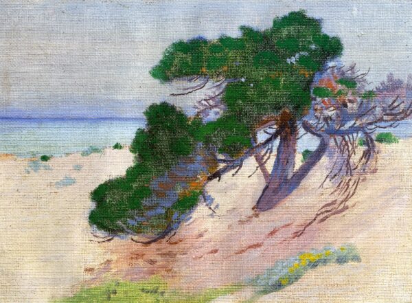 Pacific Grove California 1919 by Arthur Wesley Dow, hand-painted oil painting reproduction