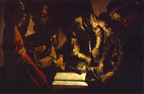 Paid Money by Georges de La Tour, hand-painted oil painting reproduction
