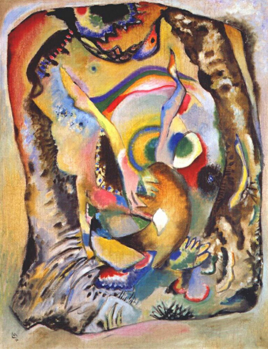 Painting on light ground by Wassily Kandinsky, hand-painted oil reproduction
