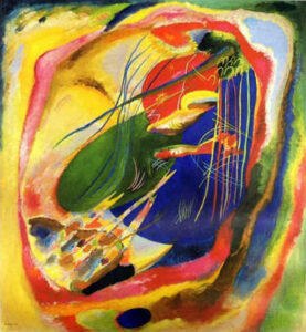Painting with Three Spots by Wassily Kandinsky, hand-painted oil painting reproduction